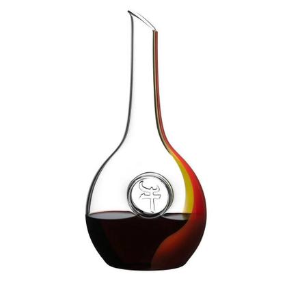 Imagem de Decanter Riedel Chinese Zodiac Ox Boi Amarelo Vermelho 1,21L