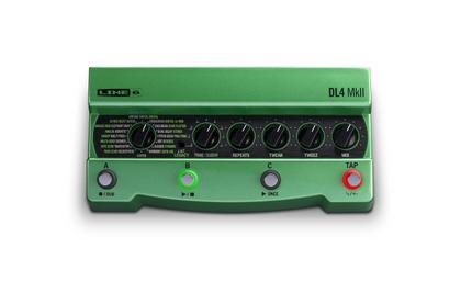 ギター Line 6 DL-4 Delay Modeler Delay Modeler Line 6 DL4 MKII com 30 atrasos e entrada XLR - verde