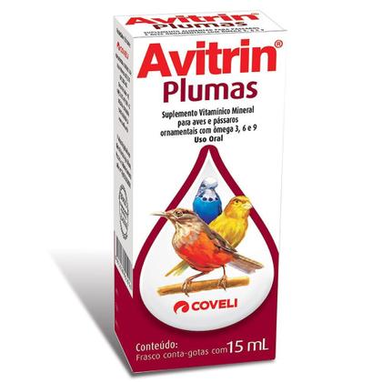 Imagem de DESCONTINUADO-Avitrin Plumas Coveli 15 ml - Produtos Descontinuados