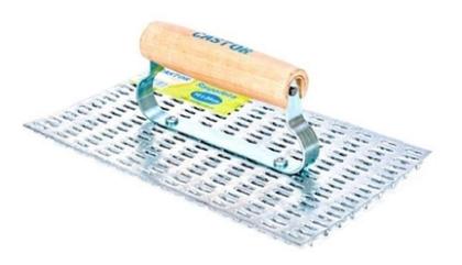 Imagem de Desempenadeira aco c/raspadeira castor - 14x24cm