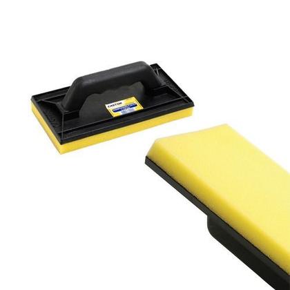 Imagem de Desempenadeira Pvc Castor C/ Espuma 12x22cm Preta