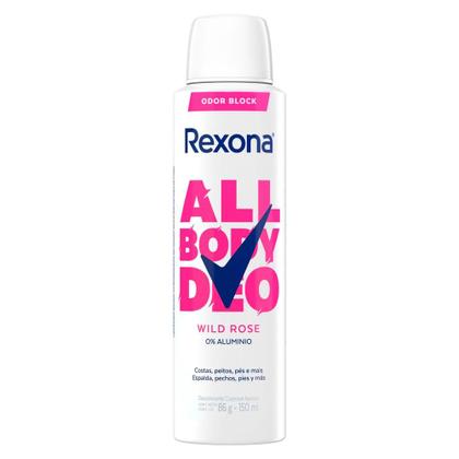 Desodorante Rexona Corporal All Body Deo Wild Rose Aerossol 150ml