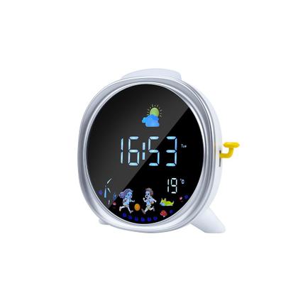 Imagem de Despertador digital LED criativo com luz noturna de tela LCD