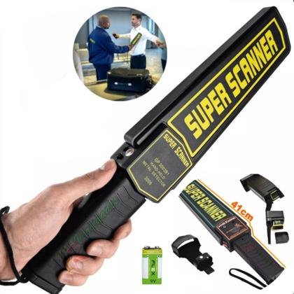 Imagem de Detector Profissional Manual Alta Sensibilidade Scanner Portátil Vibração Metais