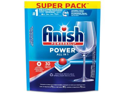 Imagem de Detergente para Lava Louças em Tabletes Finish 30 Unidades