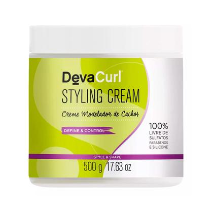 Imagem de Deva Curl Styling Cream 500g Definição e Controle de Cachos