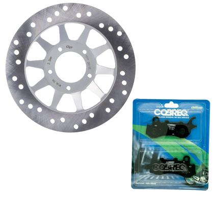 Imagem de Disco de Freio Dianteiro Nxr 160 Bros Combi Brake + Pastilhas Cobreq