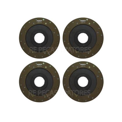 Imagem de Disco Freio Trator Massey 55x/65x/65r/85x/95x/250/265/275/285/290-JOGO 04 PÇ