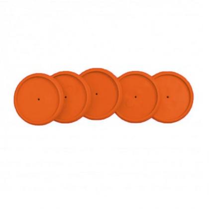 Imagem de Discos + Elástico 31mm Laranja Neon G Caderno Inteligente 1 ed