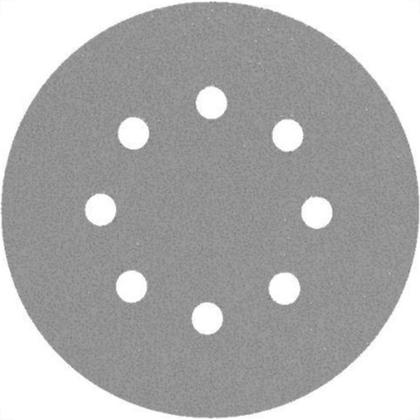 Imagem de Disflex Disco Lixa Pluma Branco 5X 60 8Furo - Kit C/10 Pc