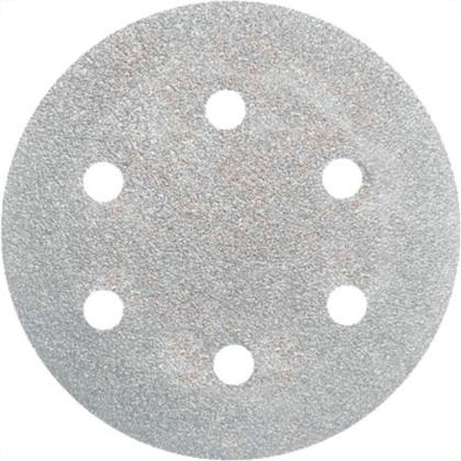 Imagem de Disflex Disco Lixa Pluma Branco 6X 60 6Furo - Kit C/10 Pc