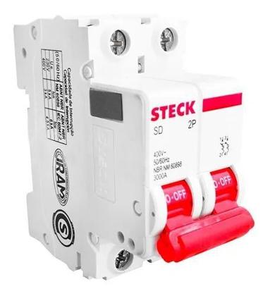 Imagem de Disjuntor din steck 3ka bifasico bipolar curva c 20a sdd62c10