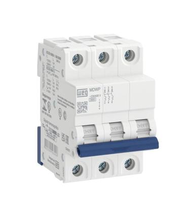 Imagem de Disjuntor Mini Tripolar MDWP 50A Curva C Weg