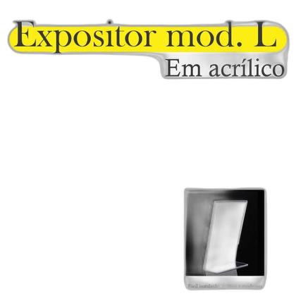 Imagem de Display L Expositor 21X15 Acrílico Cardápio Pix Qr A5 Ver