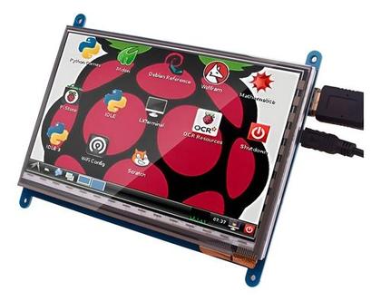 Imagem de Display Touch 7 Polegadas Para Raspberry Pi4 e Pi5 1024x600