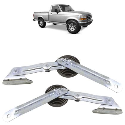 Imagem de Dobradiça Capô F1000 1993 1994 1995 1996 1997 1998 Cinza Com Mola