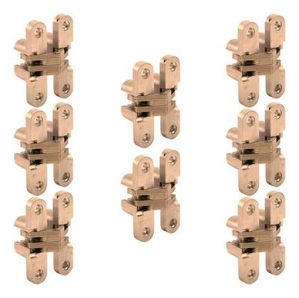 Imagem de Dobradiça Para Porta Interna Invisível 70mm Oculta 8 Peças