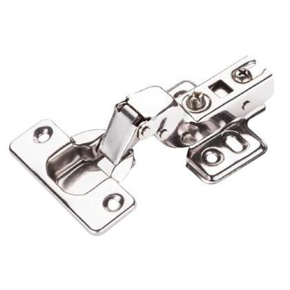 Imagem de Dobradiça Super Curva Inox Amortecedor 07 Peças Móveis