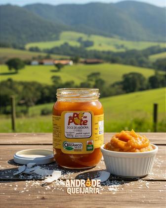 Imagem de Doce de Abóbora com Coco Orgânico - 300g - Produto Natural e Saudável