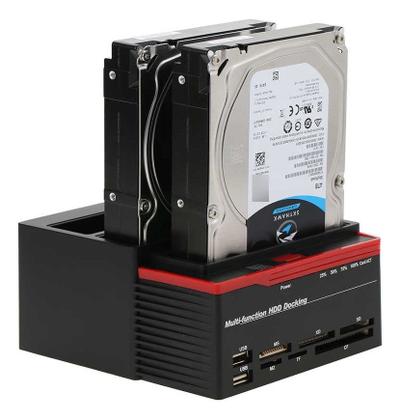 Imagem de Dockstation 3 Em 1 P/ 2 Hds Sata 1 Hd Ide 2.5 3.5 Usb 3.0