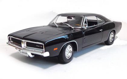 Dodge Charger R/t 1969 Preto 1:18 Maisto - Carrinhos e Cia