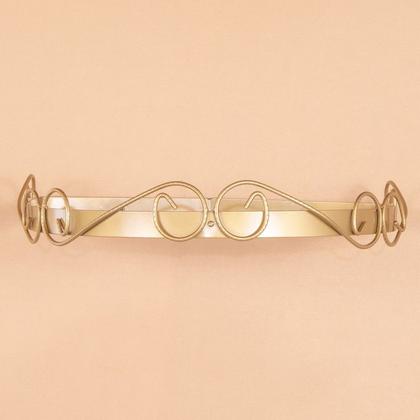 Imagem de Dossel de Berco De Bebe Para Parede Rococo Lateral Dourado