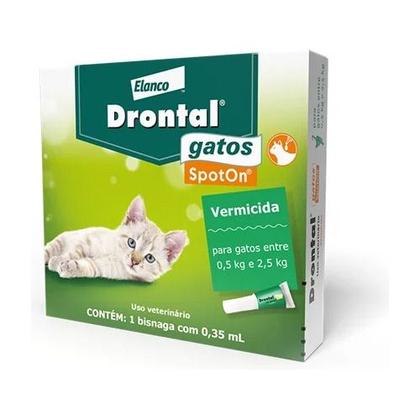 Imagem de Drontal Gatos Spot On 0,35ml Vermífugo 0,5-2,5kg Bayer