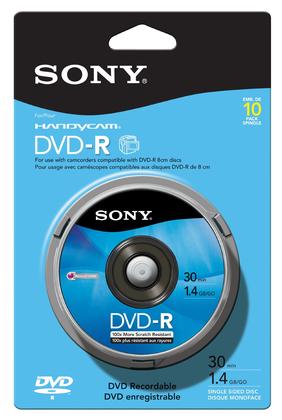 Imagem de DVD-R Sony 10DMR30RS1H - Pacote com 10 Unidades