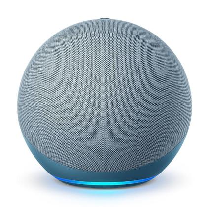 Imagem de Echo (4ª Geração) com Alexa e Som Premium, Amazon Smart Speaker Azul - B085H9Z4W1