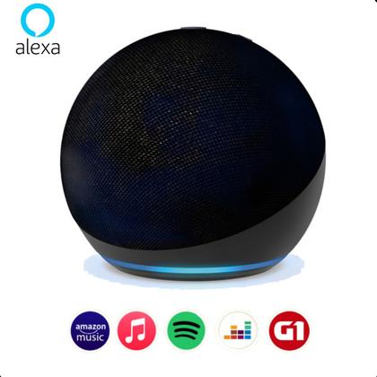 Imagem de Echo Dot 5ª Geração  Alexa, toca minha música e mais