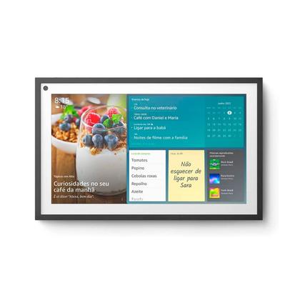 Echo Show 15 Amazon Smart Speaker Tela de 15,6” com Alexa - Smart