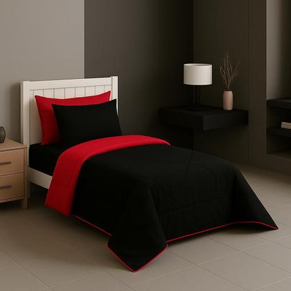 Imagem de Edredom Avulso Solteiro Liso Ternura Macio e Leve