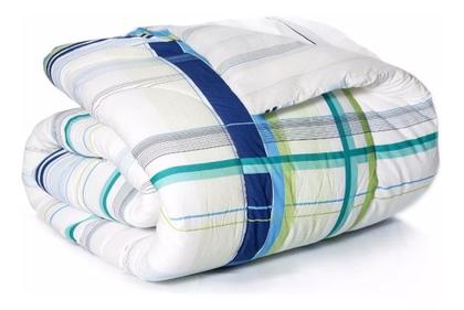 Imagem de Edredom Casal Padrão Dupla Face Avulso Microfibra Estampado