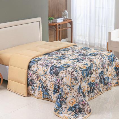 Imagem de Edredom King 100% Algodão Dupla Face Malha de Algodão Macio Estampado