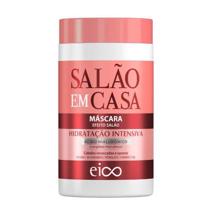 Imagem de Eico Máscara Salão em Casa Hidratação Intensiva Tratamento Creme Cabelos Secos e Opacos