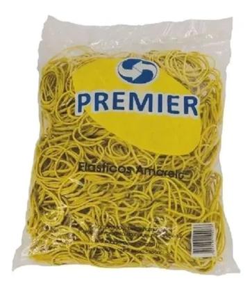 Imagem de Elástico Látex Borracha 120 Ligas Dinheiro Escola Escritório