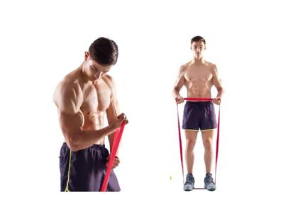 Imagem de Elástico Super Band Exercícios Leves Barra Fixa 2,08 metros