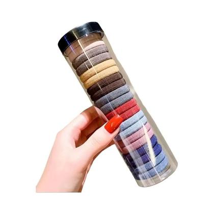 Imagem de Elásticos De Cabelo Pretos Pequenos Descartáveis, Cordas De Borracha Elásticas, 20/100/450/900