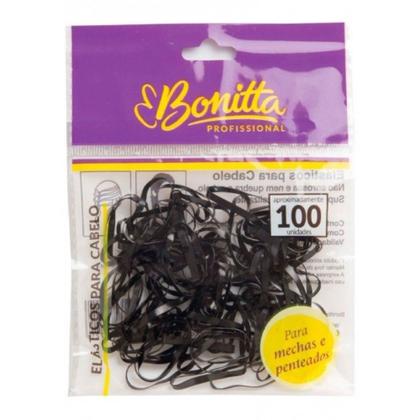 Imagem de Elásticos De Cabelos Para Mechas e Penteados 100 UN Bonitta