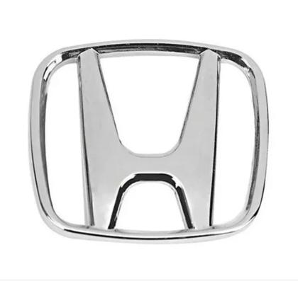 Imagem de Emblema Honda Logo H Cromado Da Grade Dianteira Civic 1996 1997 1998 1999 2000