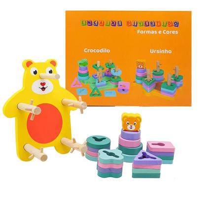Imagem de Encaixe Divertido Formas E Cores Ursinho
