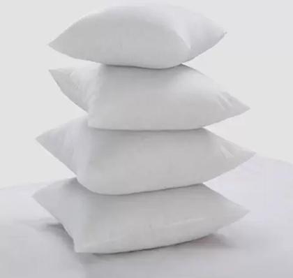 Imagem de Enchimento Almofada Refil 45x45 Silicone Kit Com 4 Unidades