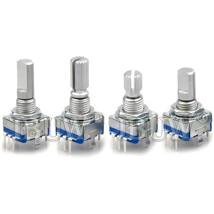 Imagem de Encoder Rotativo De Eixo Semi-Circular De 15mm 20mm 5PCS Potenciômetro Digital Com Interruptor EC11