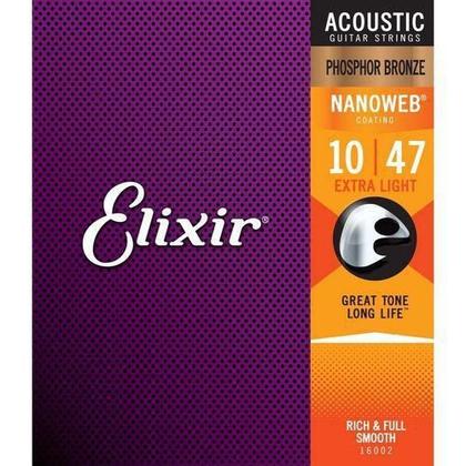 Imagem de Encordoamento Elixir 010 Phosphor Bronze 16002