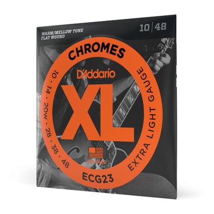 Imagem de Encordoamento Para Guitarra Lisa .010-.048 D'Addario XL Chromes ECG23