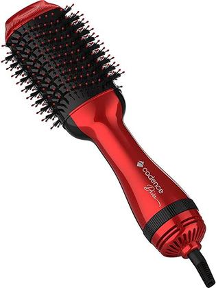 Imagem de Escova Cadence ESC704 1200W 220V Argan Diva Profissional Vermelha 4 em 1: Seca, Escova, Alisa e Modela.