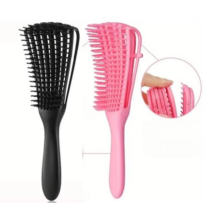 Imagem de Escova Pentea Desembaraça Cabelos Ondulados Cacheados Crespo