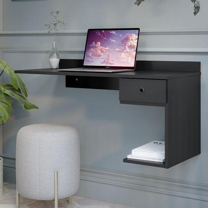 Imagem de Escrivaninha Estudos Suspensa 1 Gaveta  - Várias Cores - JM Casa dos Móveis