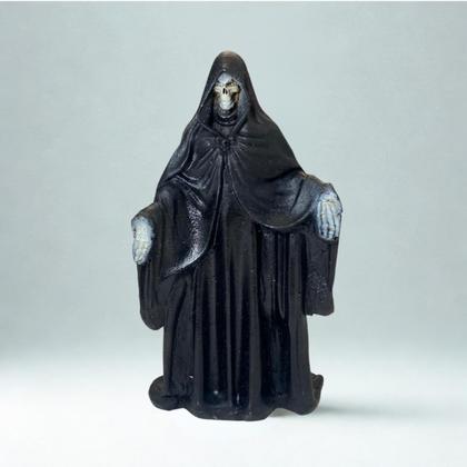 Imagem de Escultura Exu Caveira De Capa Preta Resina 10 Cm