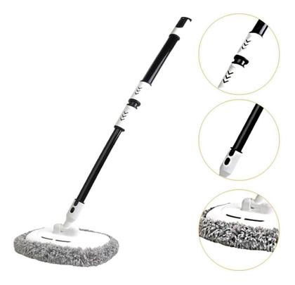 Imagem de Esfregão Automotivo Micro Fibra Limpeza Lavagem Prática Com Cabo Extensível Multi-uso Para Carros e
